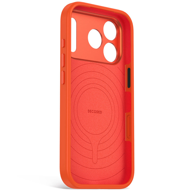Funda de Silicona Antimicrobiana MagSafe iPhone 18 Pro Max Terracota