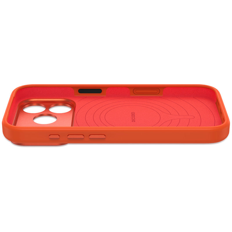 Funda de Silicona Antimicrobiana MagSafe iPhone 18 Pro Max Terracota