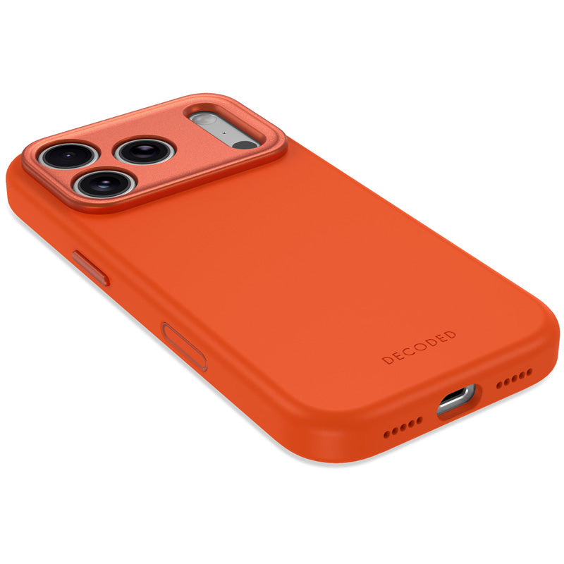 Funda de Silicona Antimicrobiana MagSafe iPhone 18 Pro Max Terracota