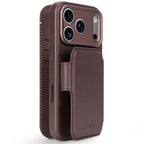 Folio de cuero desmontable MagSafe para iPhone 18 Pro Max Chocolate Brown