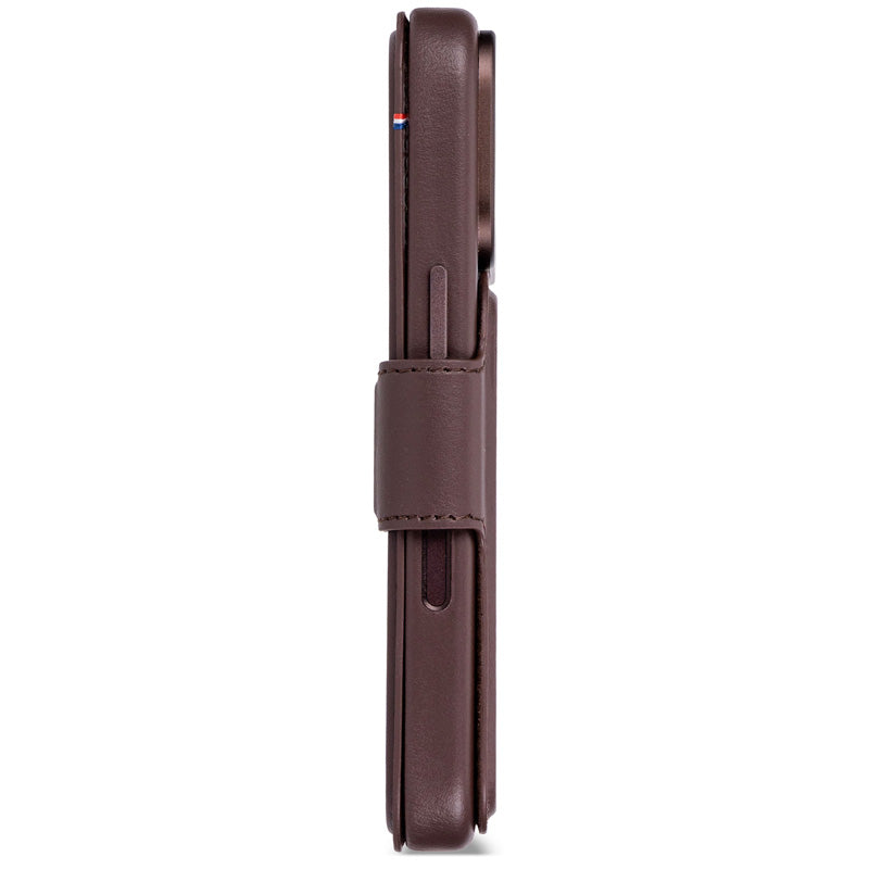 Folio de cuero desmontable MagSafe para iPhone 18 Pro Max Chocolate Brown