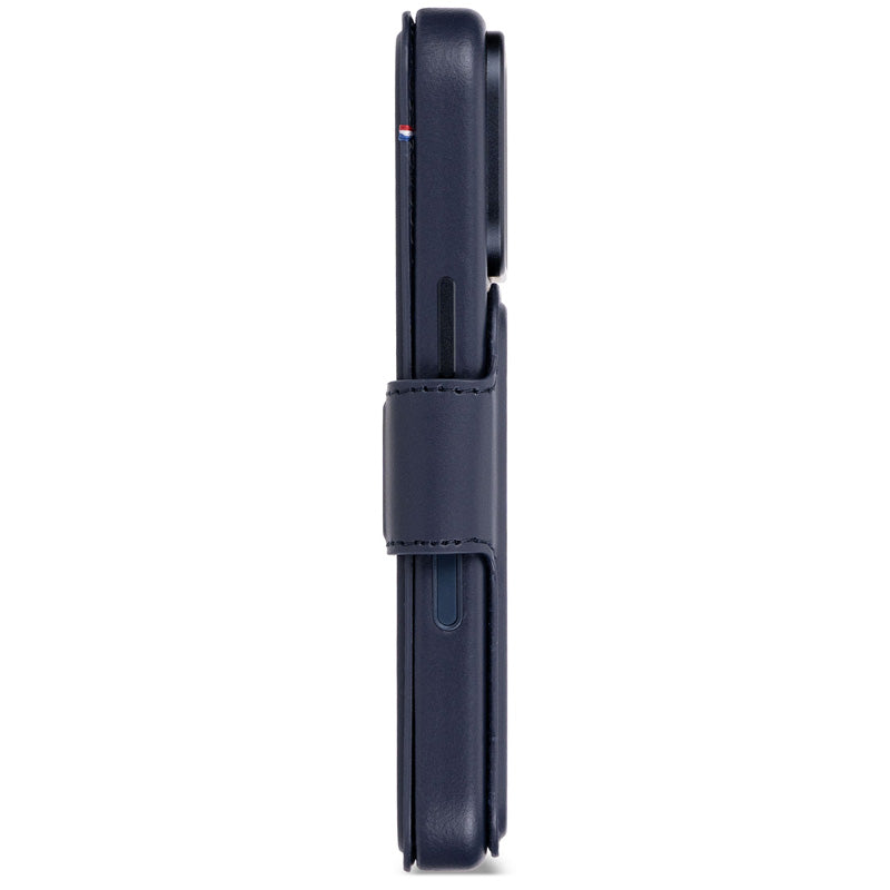 Folio desmontable de cuero MagSafe iPhone 18 Pro Max Medianoche