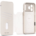 Folio desmontable de piel MagSafe iPhone 18 Pro Max Taupe