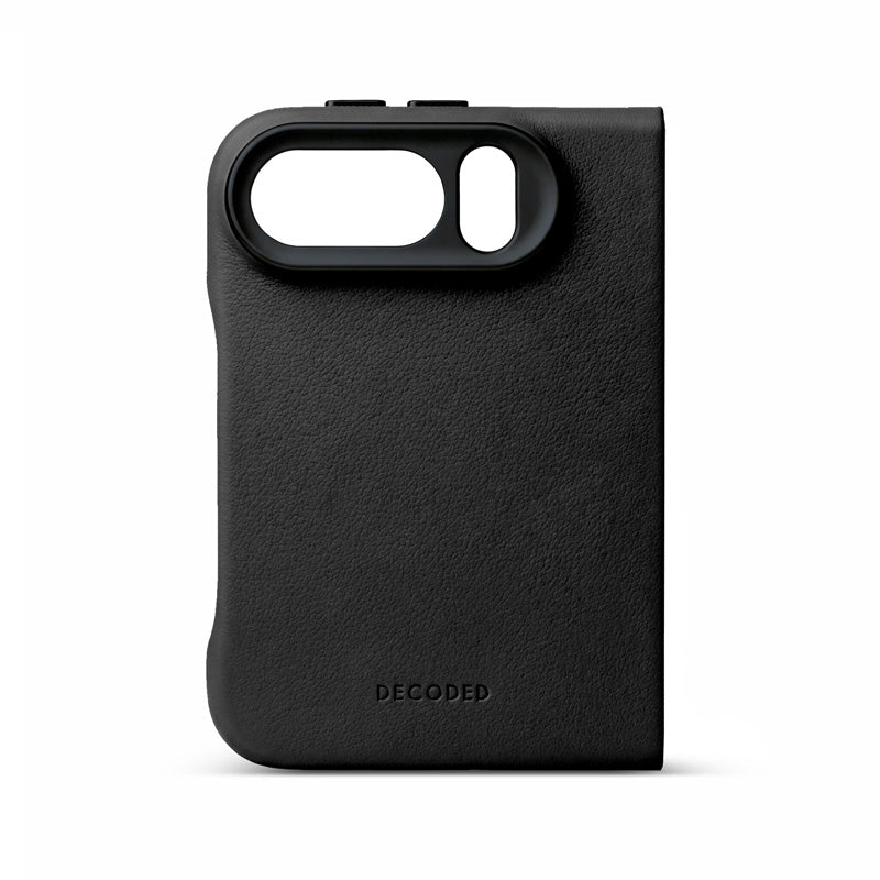 Funda de Cuero MagSafe para iPhone Duo Negro