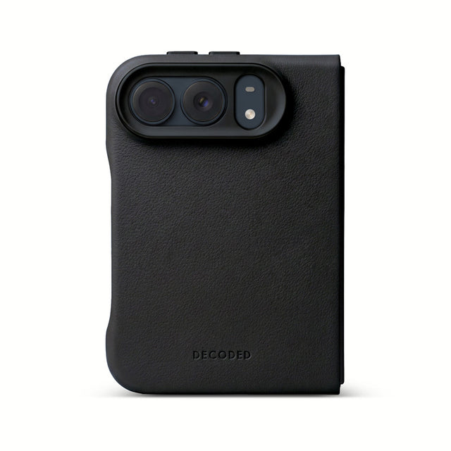 Funda de Cuero MagSafe para iPhone Duo Negro