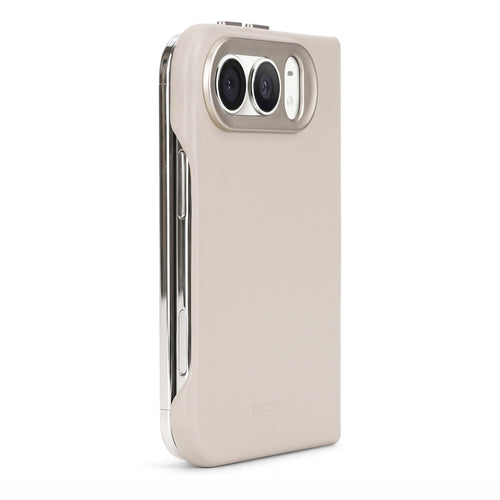 Funda de piel MagSafe para iPhone Duo Solid Clay