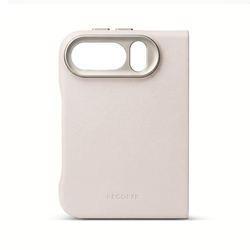 Funda de piel MagSafe para iPhone Duo Solid Clay