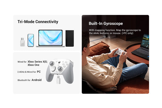 Gamesir G7 Pro Tri-mode Mech White