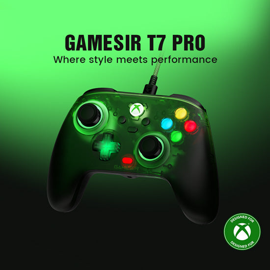 GameSir T7 Pro Retro Green Wired