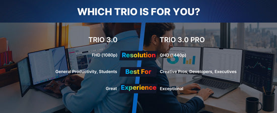 Trio 3 Pro (1400p QHD) Negro