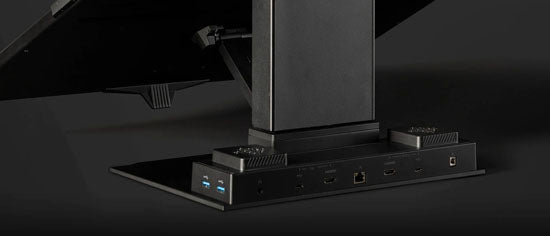 Monitores FHD 1080p apilados de 24"
