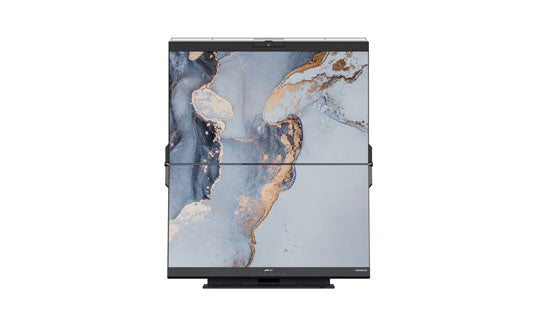 Monitores FHD 1080p apilados de 24"