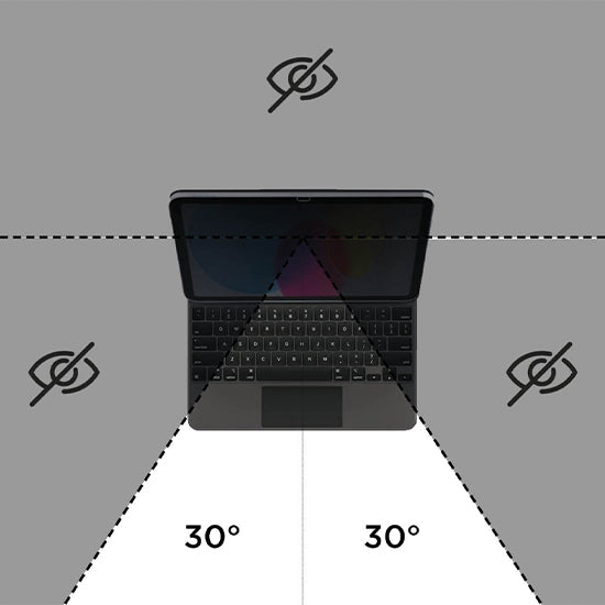 Cristal privacidad 360° iPad 11 (A16) y 10.9 (10ª gen) Polybag