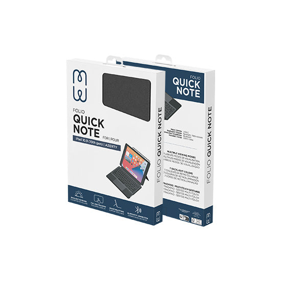 Folio Quick Note iPad Pro 11 (2022/21 - 4.ª/3.ª gen.) AZERTY