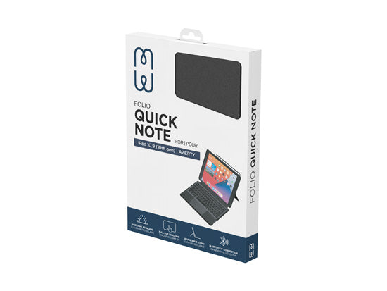 Folio Quick Note iPad Air 11 (2025/24 - M3/M2) & Air 10.9 (2020/22 - 4/5.ª generación) AZERTY