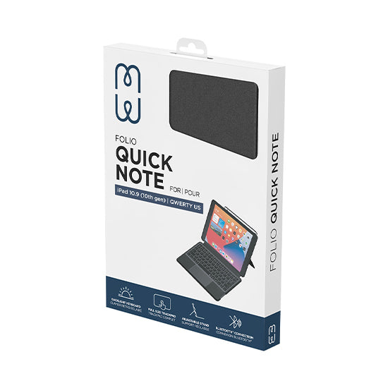 Folio Quick Note iPad 11 (A16) y 10.9 (10.ª gen) QWERTY US