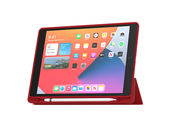 Folio Slim Skin iPad Air 10.9 (2020/22, 4ª/5ª gen) y Air 11 (M2/M3/M4) Rojo