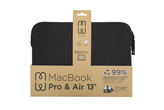 Funda MacBook Pro/Air 13 Basics ²Life Negro/Blanco
