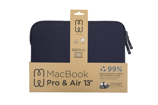 Funda MacBook Pro/Air 13 Basics ²Life Azul/Blanco