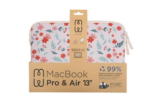 Funda MacBook Pro/Air 13 Basics ²Life Flower Bomb