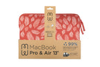 Funda MacBook Pro/Air 13 Basics ²Life Botanic Rojo