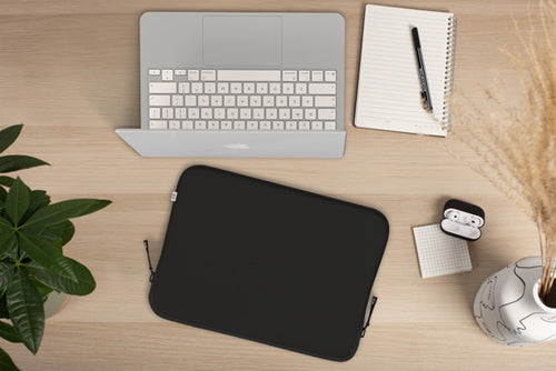 Funda MacBook NEO Basics²Life Perfect Fit Black / Black