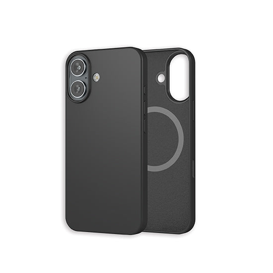 Funda de silicona MagSafe iPhone 16 Negro
