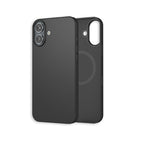 Funda de silicona MagSafe iPhone 16 Plus Negra