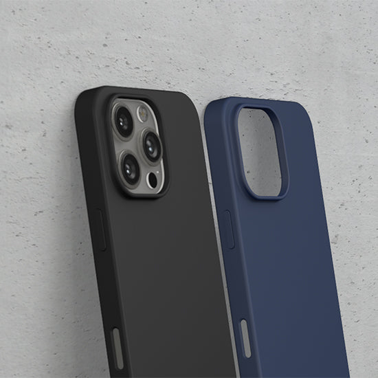 Funda de silicona MagSafe iPhone 16 Pro Max Negro