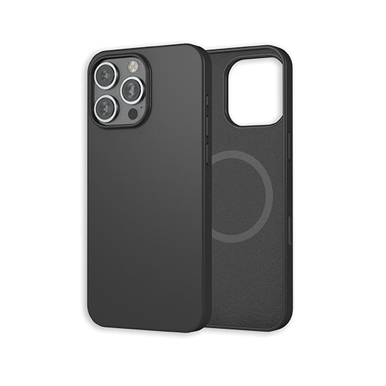 Funda de silicona MagSafe iPhone 16 Pro Max Negro