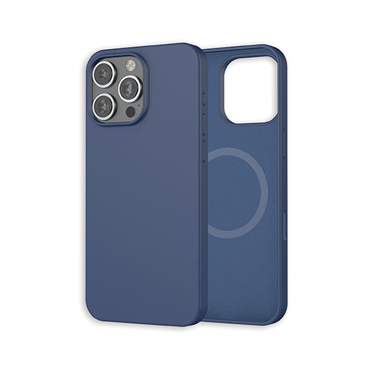 Funda de silicona MagSafe iPhone 16 Pro Max Azul