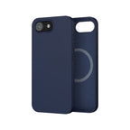 Funda de silicona MagSafe iPhone 16e / 17e Azul
