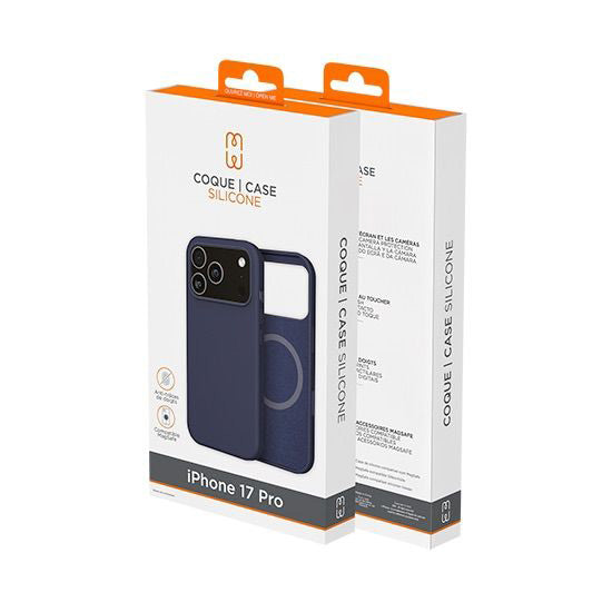 Funda de silicona MagSafe iPhone 17 Pro Azul