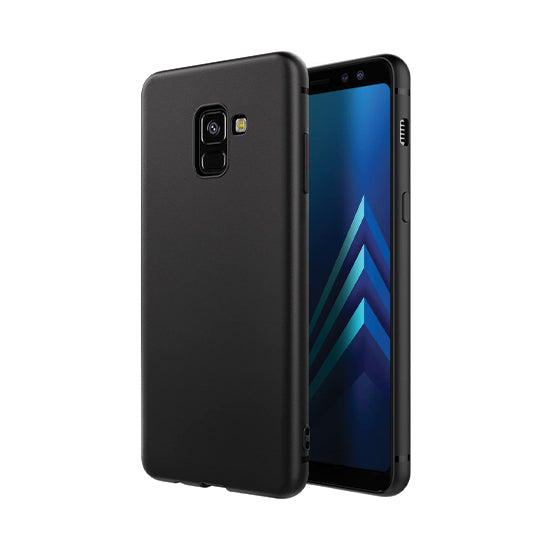 Funda TPU Samsung A8 Negro Polybag