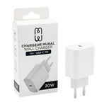 Cargador USB-C PD 20W Blanco