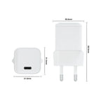 Cargador 35W USB-C PD Blanco