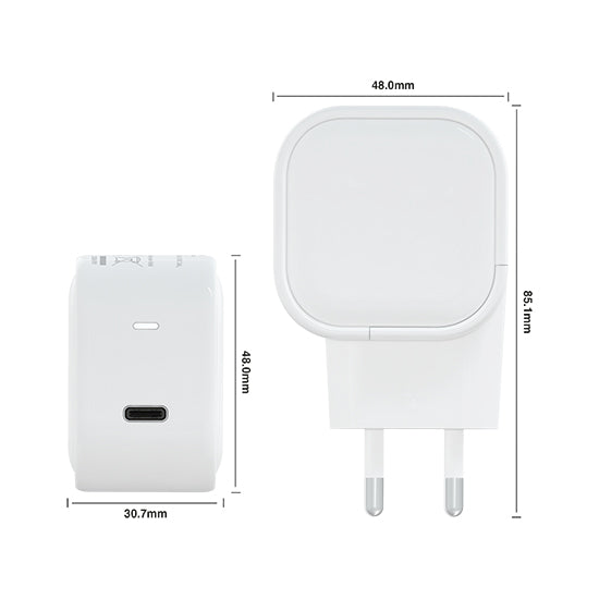 Cargador 70W USB-C PD Blanco