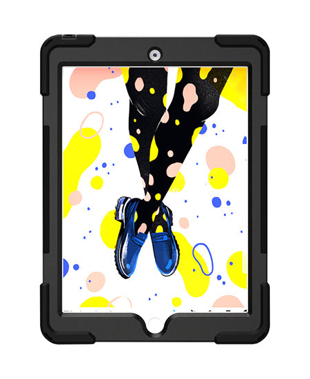 Funda Securit Rotativa iPad 10.2 (2019/20/21 - 7/8/9th gen) Negro Polybag