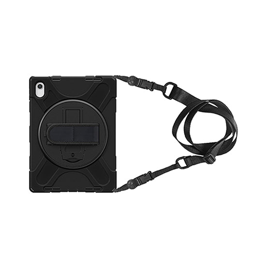 Funda Securit Rotativa iPad 11 (2025 - 11ª gen) y 10.9 (2022 - 10ª gen) Negra Polybag