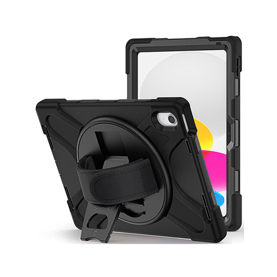 Funda Securit Rotativa iPad 11 (2025 - 11ª gen) y 10.9 (2022 - 10ª gen) Negra Polybag