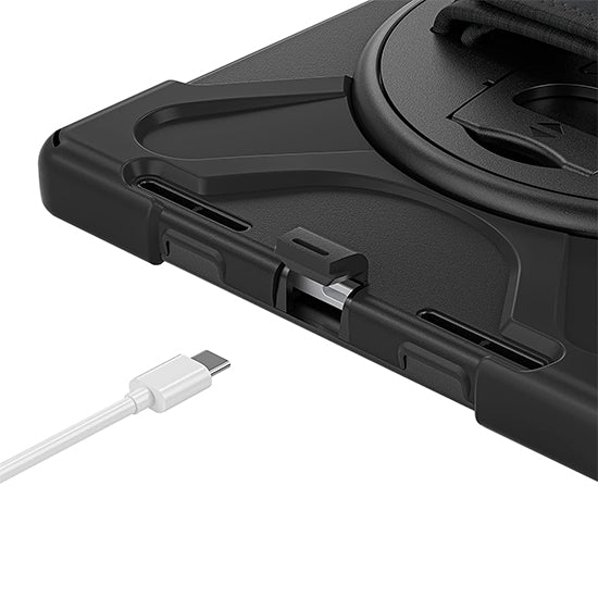 Funda Securit Rotativa iPad 11 (2025 - 11ª gen) y 10.9 (2022 - 10ª gen) Negra Polybag