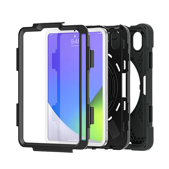Securit rotativa iPad Mini 8.3 (2024/21 - 7/6th gen) Negro Polybag