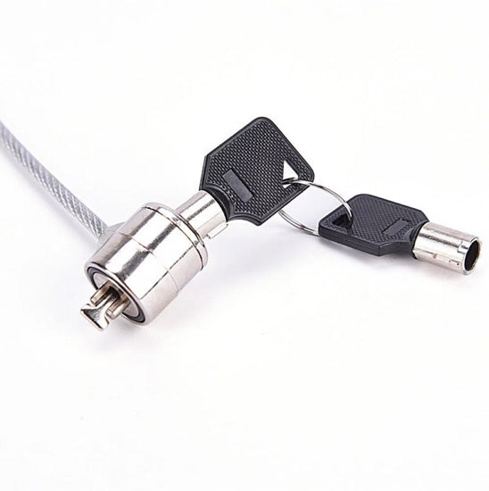 Cable candado para portátil (2m) con llave Polybag