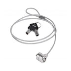 Cable candado para portátil (2m) con llave Polybag