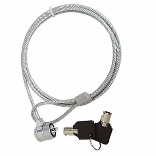 Cable candado para portátil (2m) con llave Polybag