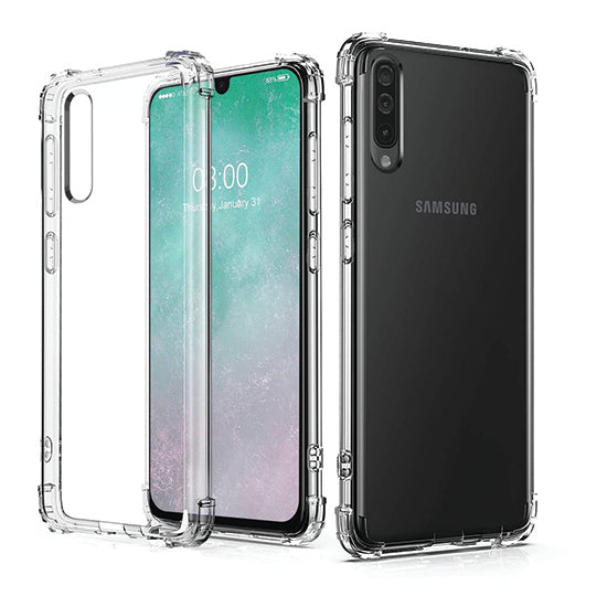 Funda Air Cushion Samsung A50 Transparente Polybag