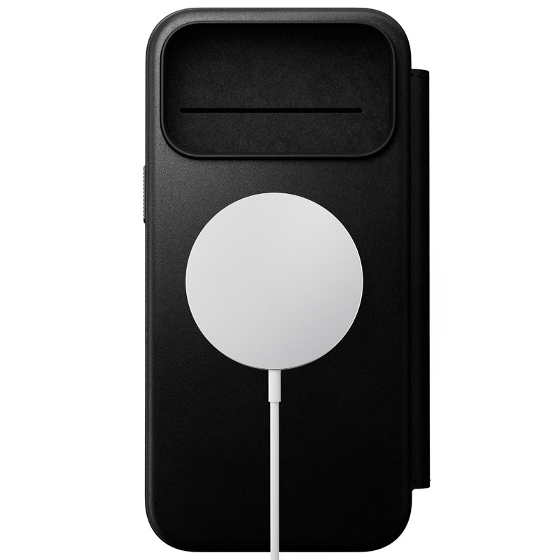 Modern Leather Folio iPhone 18 Pro Max Negro