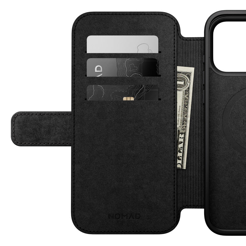 Modern Leather Folio iPhone 18 Pro Max Negro