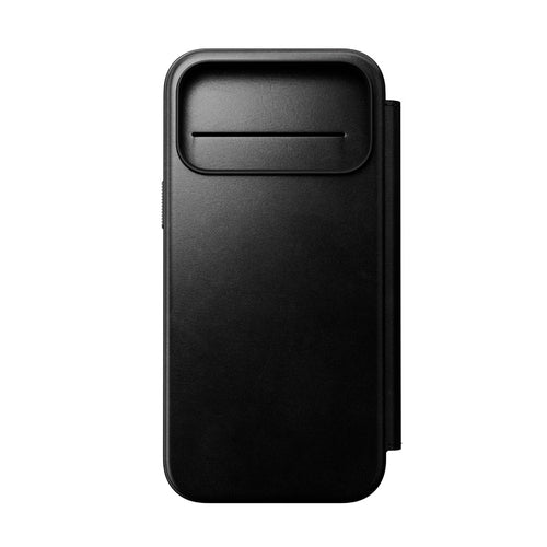 Folio de Cuero Modern Horween iPhone 18 Pro Max / 17 Pro Max Negro