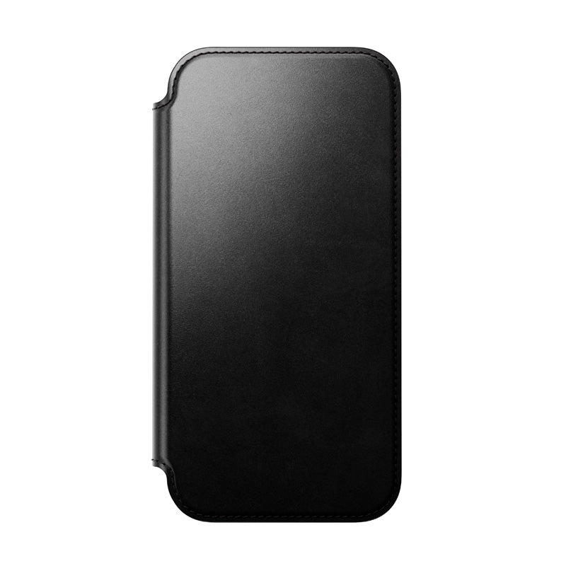 Folio de Cuero Modern Horween iPhone 18 Pro Max / 17 Pro Max Negro